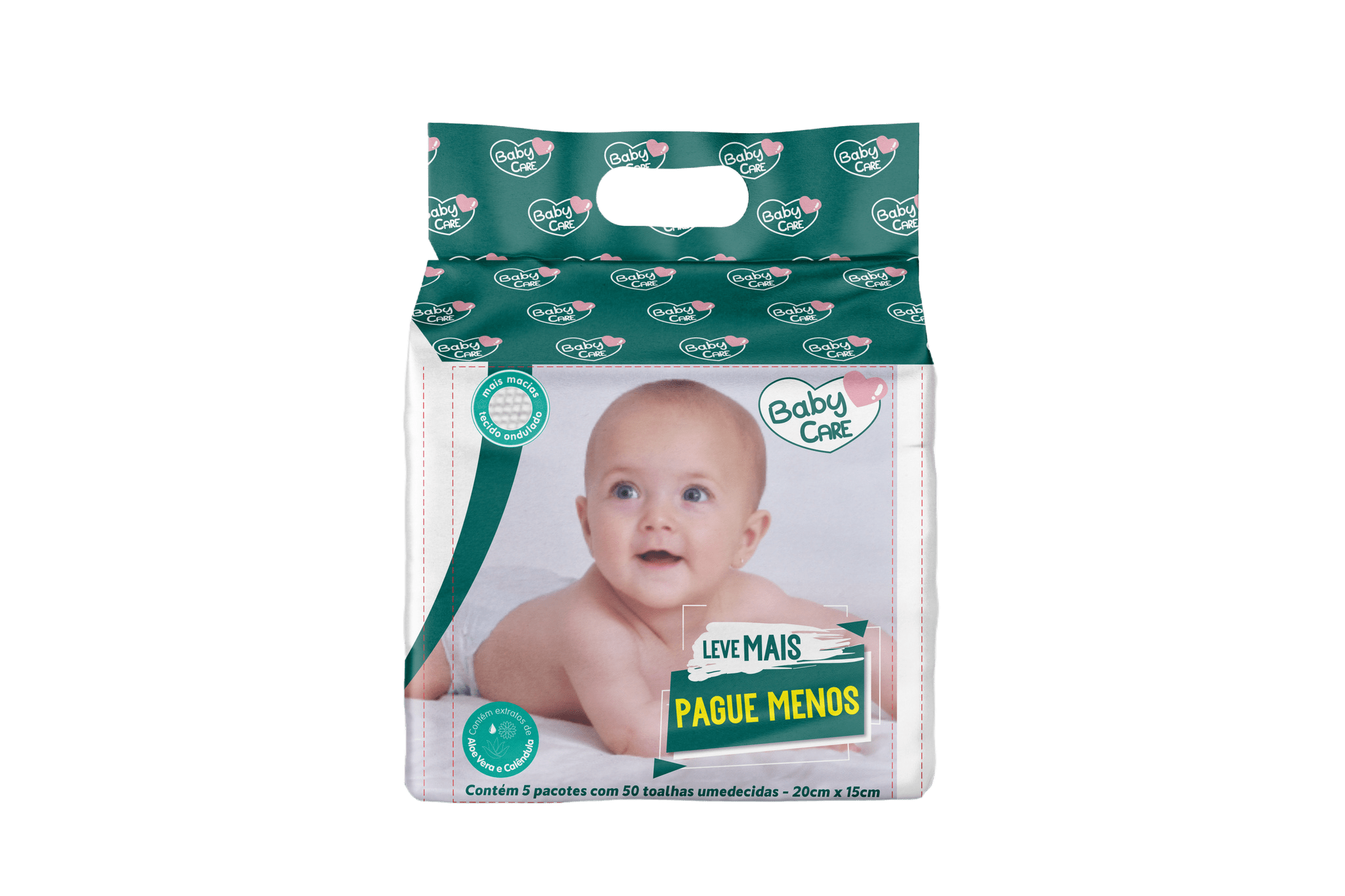 Imagem do produto Toalha Umedecida Baby Care Pack 5 Unidades Leve Mais Por Menos